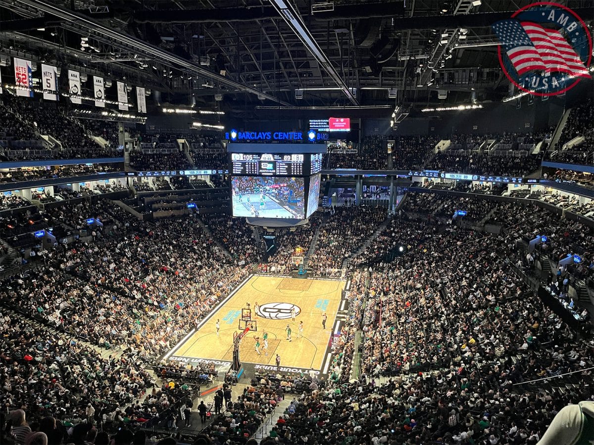 Match de NBA des Brooklyn Nets au Barclays Center