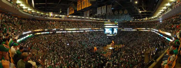 Vue panoramique dans le TD Garden